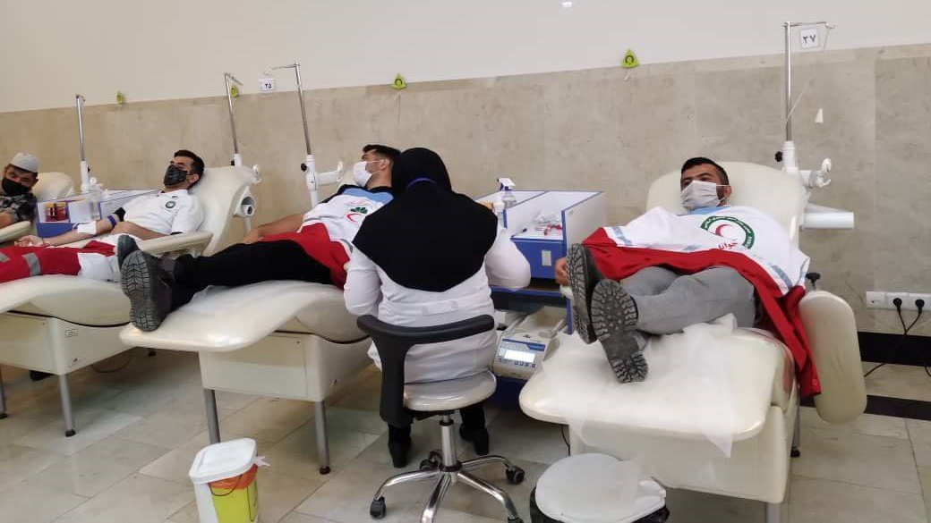 اهدای خون 135 جوان هلال‌احمری در گلستان